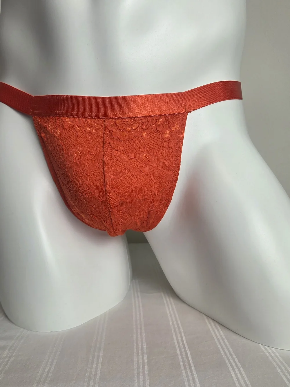 Cosabella Men's Red Lace Brief Thong